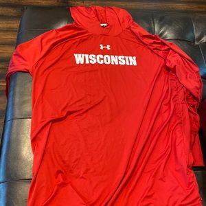 Wisconsin Mens longsleeve hoodie